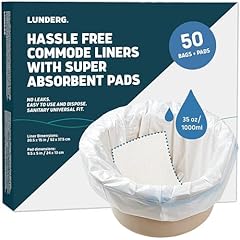 Lunderg commode liners for sale  Delivered anywhere in USA 