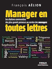 Manager lettres citations d'occasion  Livré partout en France