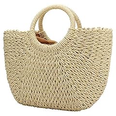 Straw bags women for sale  Delivered anywhere in UK