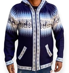 Hooded alpaca sweater for sale  Delivered anywhere in USA 