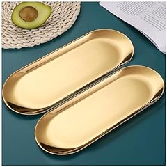 2pk gold tray for sale  Delivered anywhere in USA 
