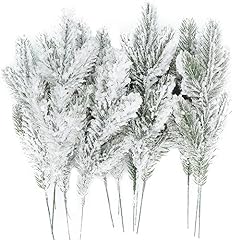 12pcs snowy artificial for sale  Delivered anywhere in USA 