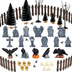 Pcs halloween village for sale  Delivered anywhere in USA 