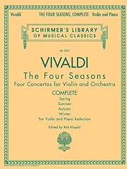 Antonio Vivaldi - The Four Seasons, Complete: Schirmer for sale  Delivered anywhere in Canada