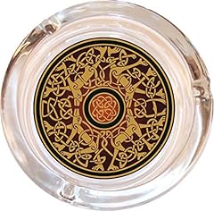 Celtic glass ashtray for sale  Delivered anywhere in USA 