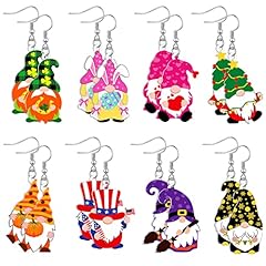 Pairs gnome earrings for sale  Delivered anywhere in USA 