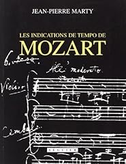 Indications tempo mozart d'occasion  Livré partout en France