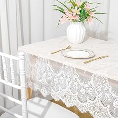 Shinybeauty lace tablecloth for sale  Delivered anywhere in UK