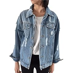 Saukiee oversized denim for sale  Delivered anywhere in USA 