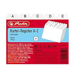 Herlitz 1500768 karteiregister gebraucht kaufen  Wird an jeden Ort in Deutschland