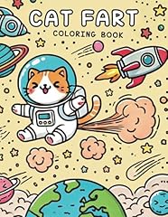 Cat fart coloring for sale  Delivered anywhere in UK
