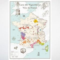 Carte vignobles vins d'occasion  Livré partout en France