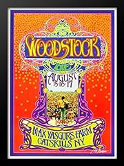 Poster woodstock 1969 for sale  Delivered anywhere in UK