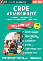 Crpe admissibilité épreuves d'occasion  Livré partout en France