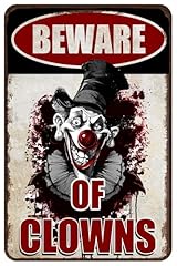 Halloween signs clown for sale  Delivered anywhere in USA 