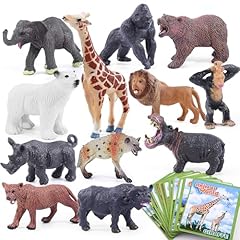 Sienon 12pcs safari for sale  Delivered anywhere in UK
