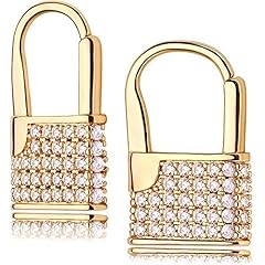 Mevecco lock earrings for sale  Delivered anywhere in USA 