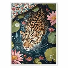 Swimming leopard wall for sale  Delivered anywhere in USA 