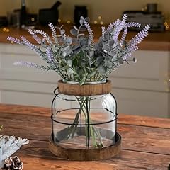 Farmhouse glass vase for sale  Delivered anywhere in USA 