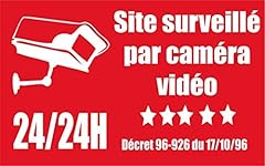 Panneau site surveillé d'occasion  Livré partout en France