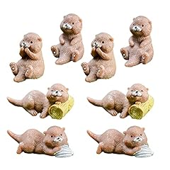 Miniature otters figurines for sale  Delivered anywhere in USA 