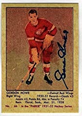 GORDIE HOWE 1951 Parkhurst #66 Rookie Card HOF REPRINT for sale  Delivered anywhere in USA 