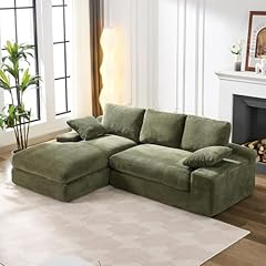 98.4 green sectional for sale  Delivered anywhere in USA 