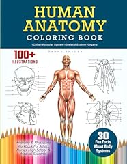 Human anatomy coloring for sale  Delivered anywhere in USA 