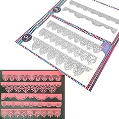 Alinacutle Slimline Card Border Die Cut,Vintage Lace for sale  Delivered anywhere in USA 