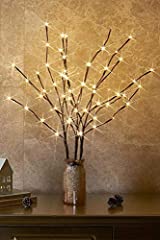 twig lights vase for sale  Delivered anywhere in UK