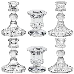Glass candlestick holders for sale  Delivered anywhere in USA 