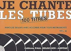 Partition chante tubes d'occasion  Livré partout en France