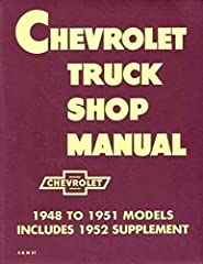 Used, 1948-1953 Chevy Pickup and Truck Shop Repair Manual for sale  Delivered anywhere in USA 