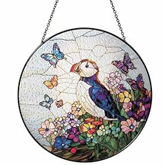 Stained glass puffin for sale  Delivered anywhere in USA 