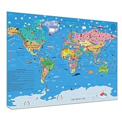 Children map poster for sale  Delivered anywhere in UK