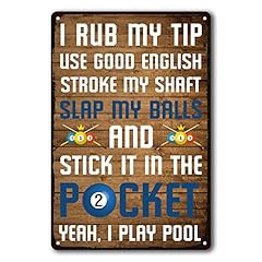 Funny billiards tin for sale  Delivered anywhere in USA 