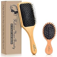 Boar bristle hairbrush for sale  Delivered anywhere in USA 