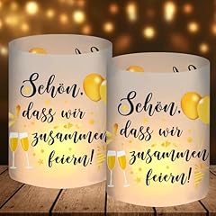 Windlicht tischdeko geburtstag gebraucht kaufen  Wird an jeden Ort in Deutschland