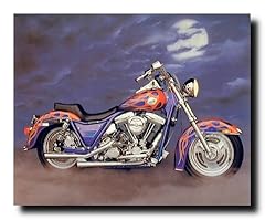 Vintage motorcycle wall for sale  Delivered anywhere in USA 