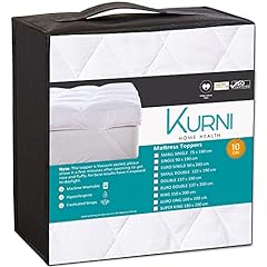 Kurni ® Mattress Topper Double Bed 4 Inch Thick White, for sale  Delivered anywhere in Ireland
