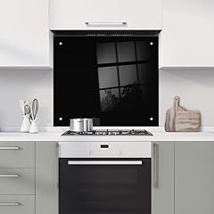 Black glass kitchen for sale  Delivered anywhere in UK