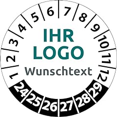 Prüfplaketten logo wunschtext gebraucht kaufen  Wird an jeden Ort in Deutschland