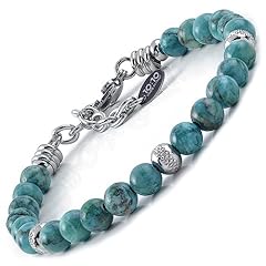 Bracelet pierres turquoises d'occasion  Livré partout en France