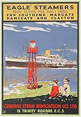 Vintage railway poster for sale  Delivered anywhere in UK