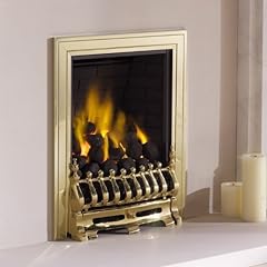 Ekofires Blenheim Brass Gas Fireplace for sale  Delivered anywhere in UK