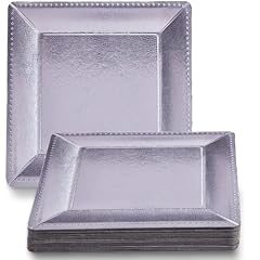 Silver square charger for sale  Delivered anywhere in UK