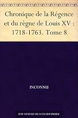 Chronique régence règne d'occasion  Livré partout en France