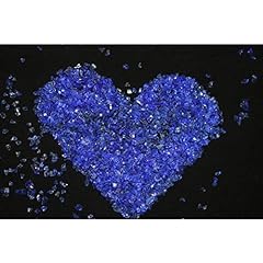 Blue crushed glass for sale  Delivered anywhere in USA 
