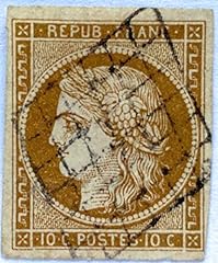 1850. authentique timbre d'occasion  Livré partout en France