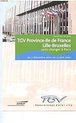 Horaire tgv province d'occasion  Livré partout en France